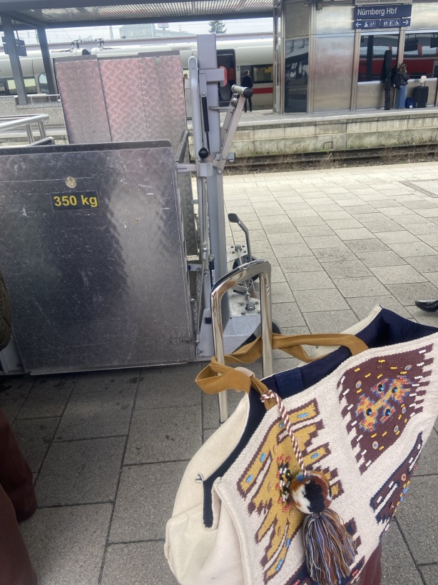 Gleis am Bahnhof Nürnberg